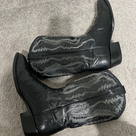 Vintage Dan Post python cowboy boots - Picture 4 of 11